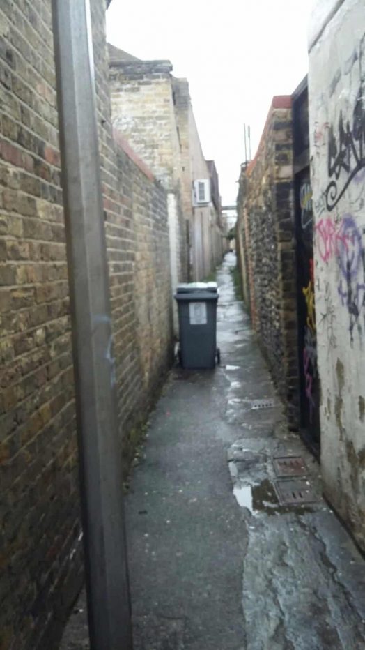 Margate High St Alley Cleared