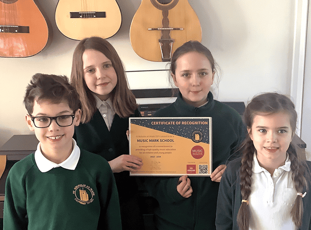 St Nicholas at Wade primary scoops music award 