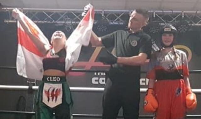 Thanet girl Cleo takes WRSA kickboxing British Champion title