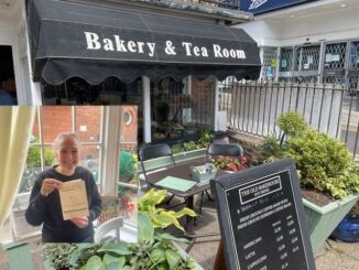 Maria celebrates one year as owner of the New Old Bakehouse in Broadstairs