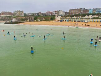 Protest at Viking Bay