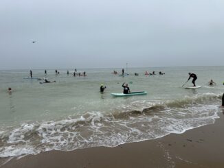 Protest at Viking Bay