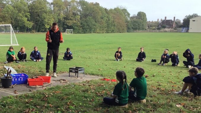 UPTONfire-how to create a primitive fire with Forest School leader Callum Noble