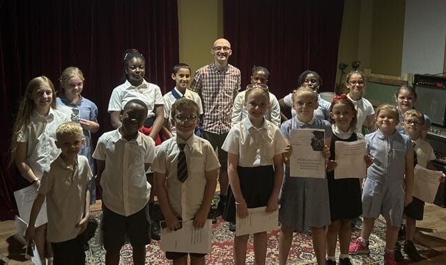 StGregvoices - ready to sing their hearts out with music teacher Jordan Gilbert