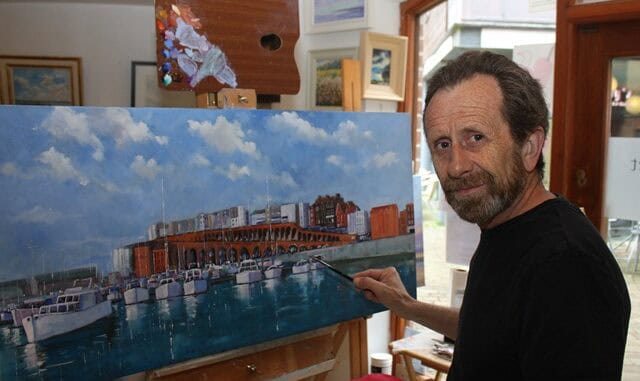Mike in York St Gallery