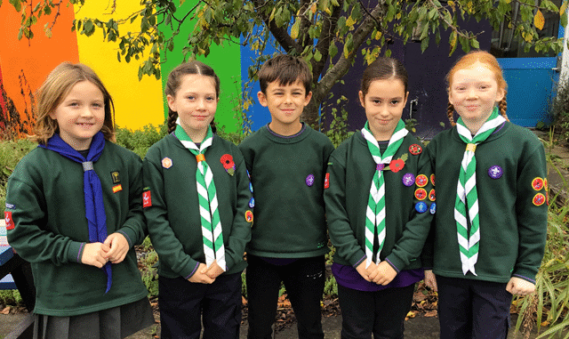 UPTONremember - Upton children wore their 'service' uniforms on Remembrance Day