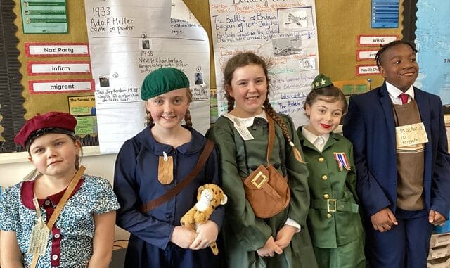 StGregWartime - child evacuees and service personnel outfits