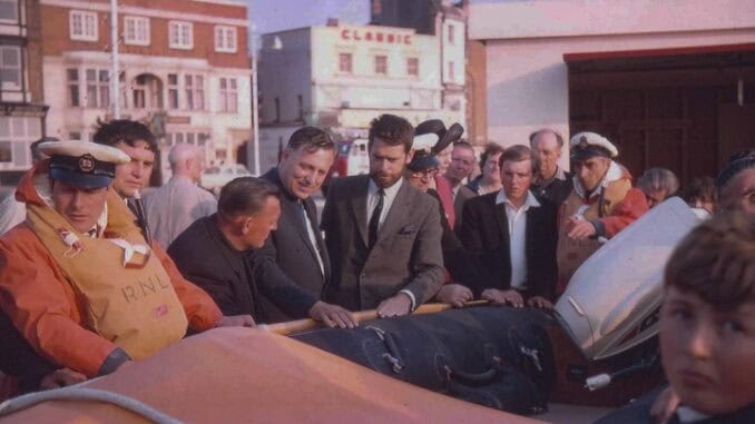 (2) Margate RNLI welcomes it first D class inshore lifeboat 1966 (Source unknown)