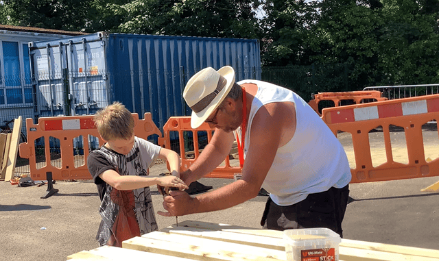 Learning how to use power tools 2